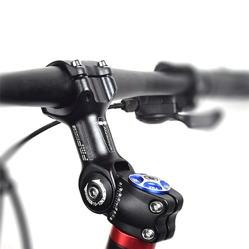 Hot AD-Adjustable 60 MTB Stem Riser 31.8X110mm Stem for Road Mountain Bike Stem Aluminum Alloy Bicycle Handlebar Cycling Accesso