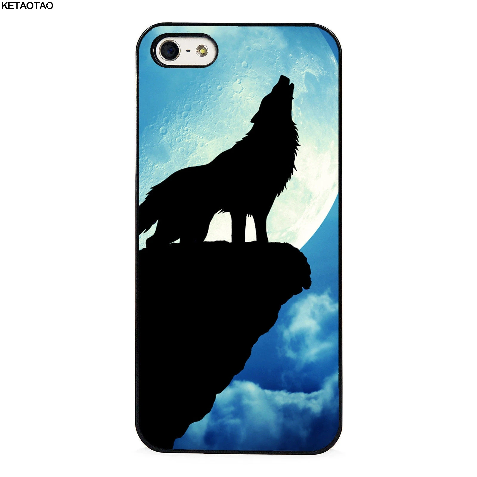 Цвет: желтый KETAOTAO Белый Волк вой чехол для телефона s для iPhone 4S 5C 5S 6S 7 8 Plus X XS XR 11 Pro для samsung чехол Мягкий ТПУ резиновый силиконовый - Цвет: Цвет: желтый