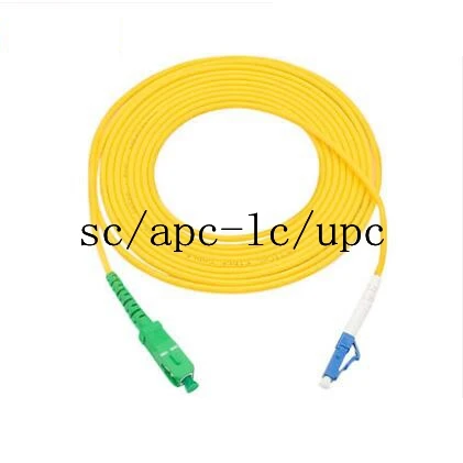 Upgrade Your Network: Single Mode Fiber Optic Jumper Cable, 3mm, 1m-40m Length, APC-LC-FC-ST to UPC-SC-LC-FCSC/APC-SC/APC-SM. Fast, Reliable Connectivity! Description Image.This Product Can Be Found With The Tag Names Fiber optic jumper cable apc, Fiber optic patch cable jumper, Patch cord fiber optic fc sc, Sm lc fiber optic jumper cable