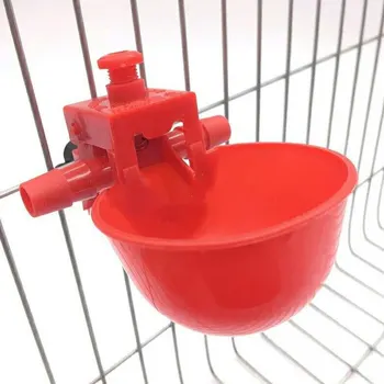 

Chicken Drinker Chicken Cups Red Quail Chicken Drinker Automatic Bowl Chicken Coop Feeder for Drinking Water hot sale