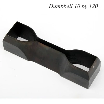 Dumbbell 10 by 120 Резиновый нож гантели резак растягивающийся прямоугольный резак форма-полумесяц круглорез водонепроницаемые штаны стальной силиконовый пластик - Цвет: Dumbbell 10 by 120