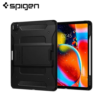 

Spigen Tough Armor Pro Case for iPad Pro 12.9" / 11" (2020/2018) - Built-in kickstand & Raised edges Designed Shell Cases