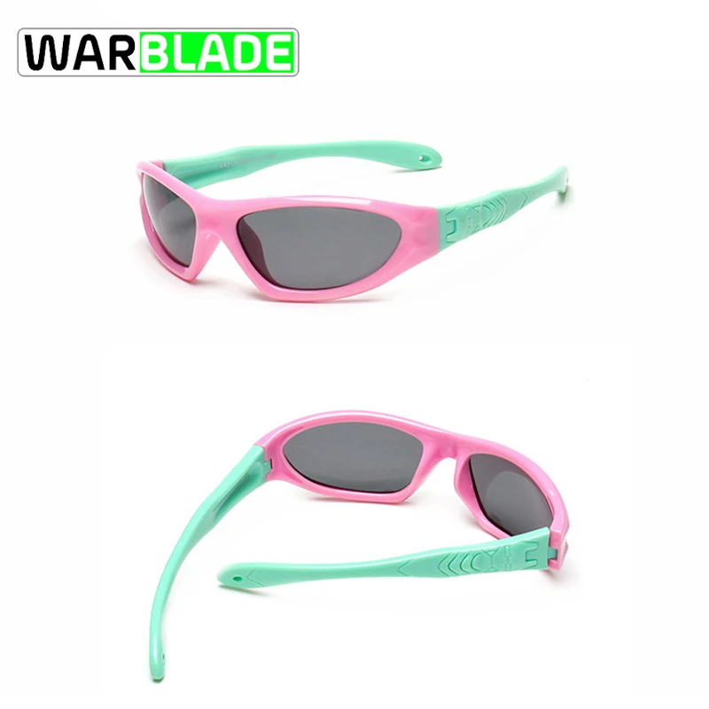 WarBLade Новинка для детей, защита для детей поляризованные солнцезащитные очки детские солнцезащитные очки для девочек и мальчиков, уличные очки Polaroid Sunglass Infant