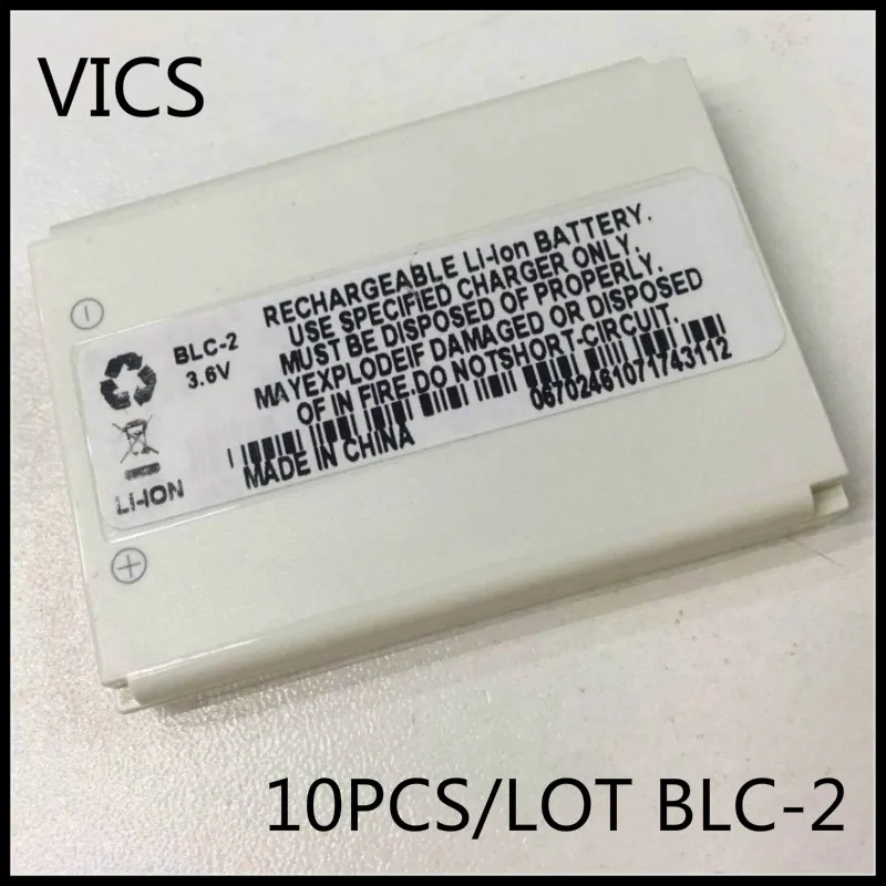 Сменный аккумулятор для Nokia BLC-2 3310 3330 3315 3350 3510 6650 6800 3550 3410 BLC2 BLC 2 10 шт./лот 5510 |