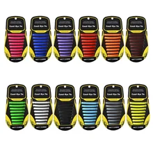 16 шт ленивые эластичные силиконовые шнурки без галстука беговые кроссовки шнурки для обуви