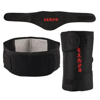 

3pcs/set Self-heating Tourmaline Belt Magnetic Therapy Neck Shoulder Posture Correcter Knee Support Brace Massager Products