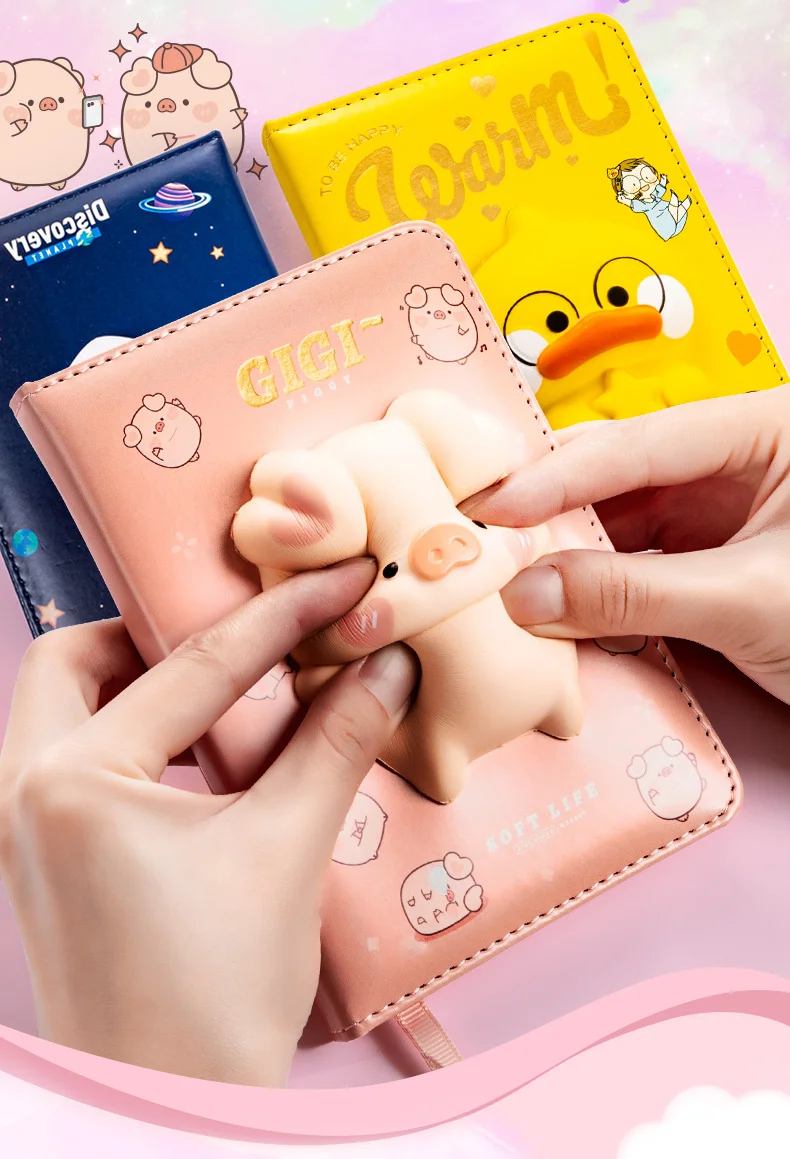Kawaii 3D Cute Animals Squishy Notebook - Limited Edition