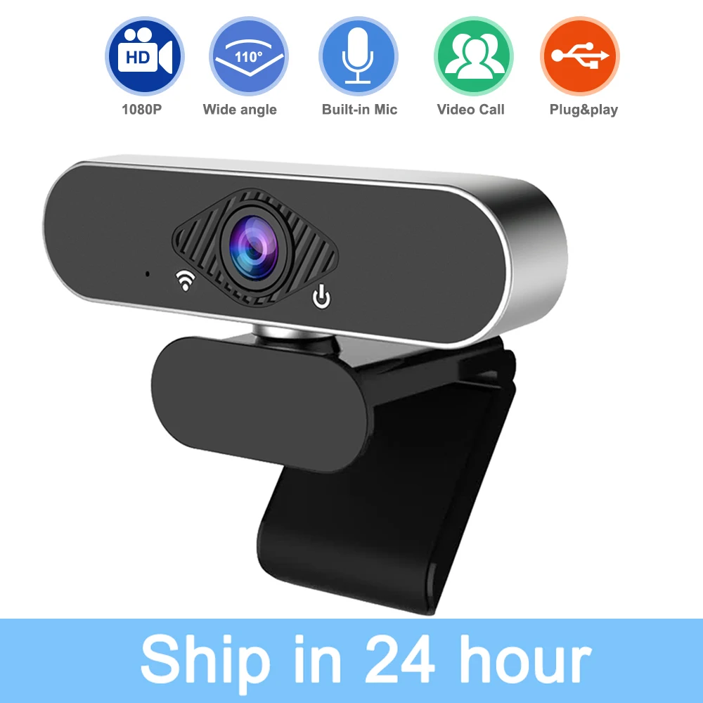 HD 1080P Webcam Mini Computer PC WebCamera With Microphone Rotatable Camera Web Cam |