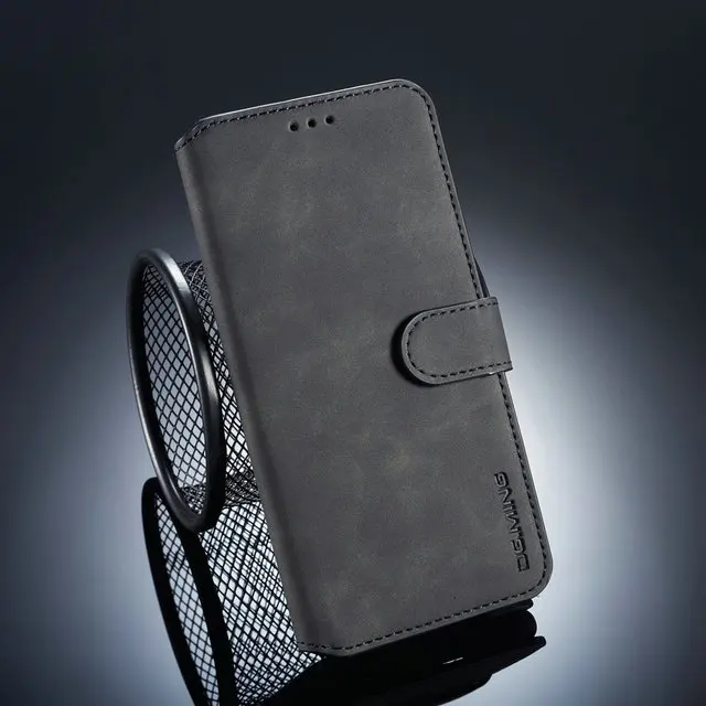 Черный Кожаный флип Etui для Coque samsung M30S Чехол samsung M30 S Роскошный чехол-кошелек для samsung Galalxy M30s чехол M10s M 30 S - Цвет: Черный