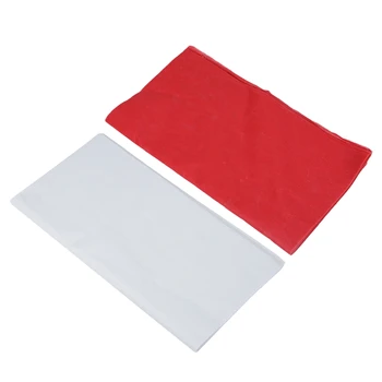 

2 Packs (Including 38-43 Sheets) 50x50CM Tissue Paper Party Present Gift Wrapping, 1 Pack Red & 1 Pack White