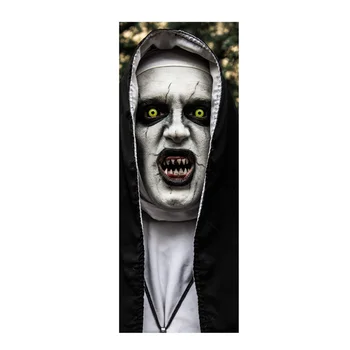 

Waterproof No Trace PVC Halloween Decor 3D Nun Indoor Removable Wallpaper Festival Home Party Horrible Ghost Door Stickers