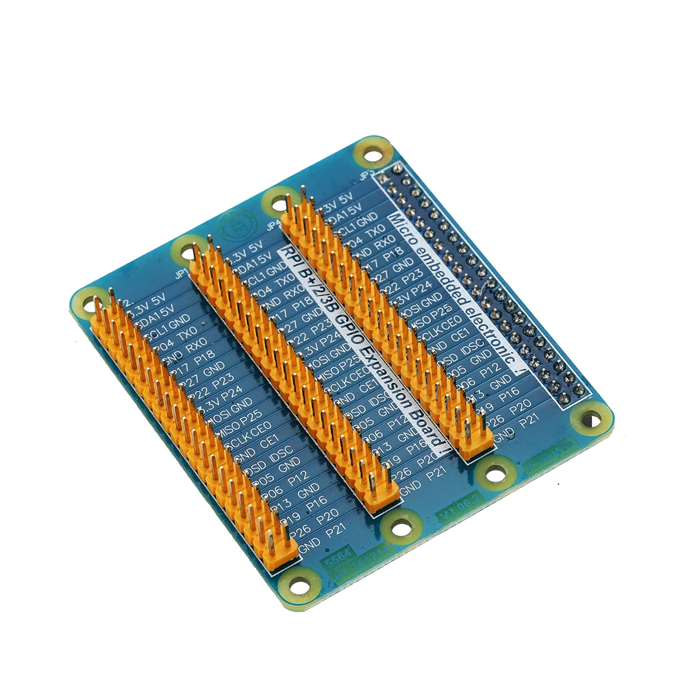 Плата расширения для Raspberry Pi версии 2/3/B+ GPIO последовательный порт плата расширения