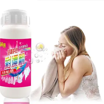 

Universal Color Bleaching Stains Remover Powder Bleaching White Protects Detergent Bleach Clothes From Laundry Fading Color E6K5