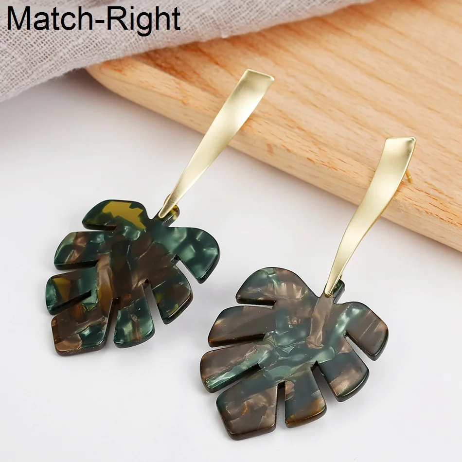 Женские трендовые серьги Match Right эффектные длинные висячие в Корейском стиле из