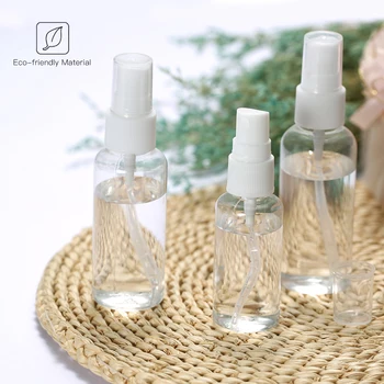 

PET Spray Bottle Mist Sprayer Mini Travel Bottle Plastic Empty Refillable Container for Perfume Cosmetic Makeup Water Atomizer