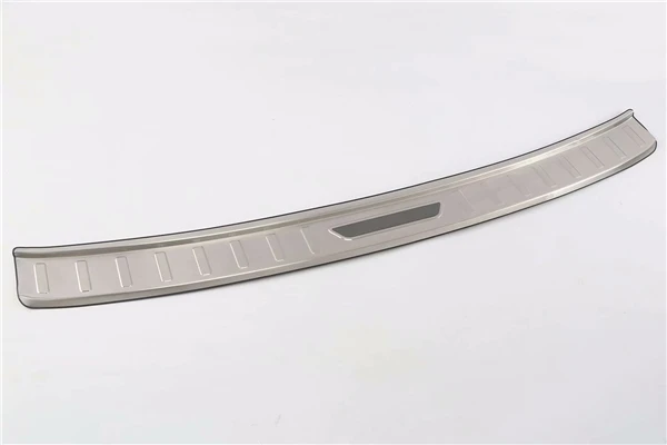 Car External Inner Rear Bumper Protect Trunk Trim Cover Plate Pedal For Volkswagen VW TiguanL Tiguan L MK2 - Название цвета: Have word