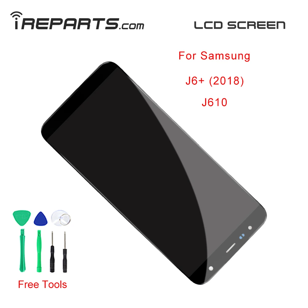 

IREPARTS Replacement Display LCD for Samsung Galaxy J6+ 2016 J610 Touch Screen Digitizer SM-J610F J610G 6'' J6 Plus Pantalla