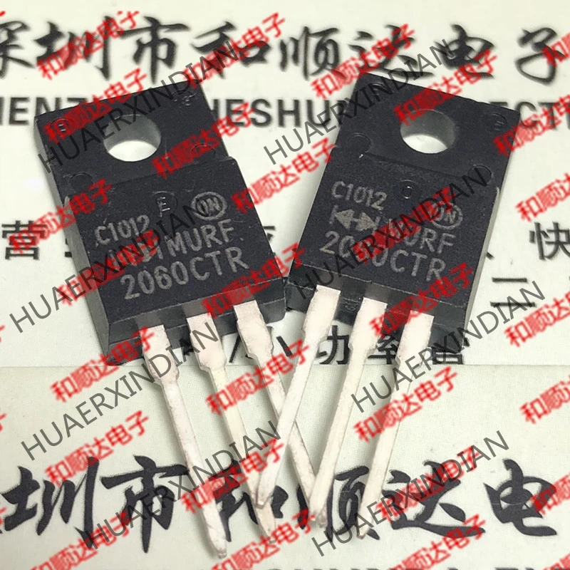 5 шт., новые оригинальные кнопки MURF2060CTR TO-220F 600V 20A