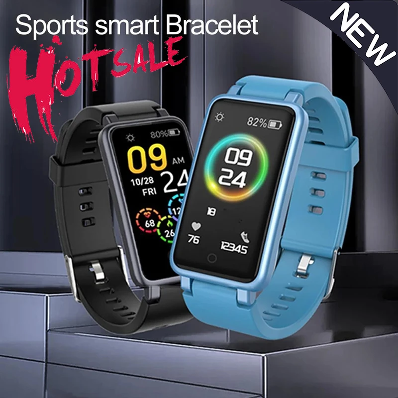 2021 New Smart Watch Men Full Touch Screen Sport Fitness Watch IP67 Waterproof For Android ios smartwatch Men+box