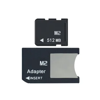 

M2 memory card 512MB with MS Pro Duo adapter for Camera Phone
