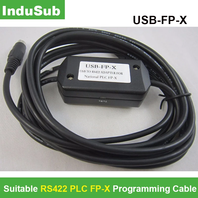 

Compatible Program Cable USB-FP-X USB-FPX USB to RS422 Adapter for National FP-X PLC USBFPX Free Shipping