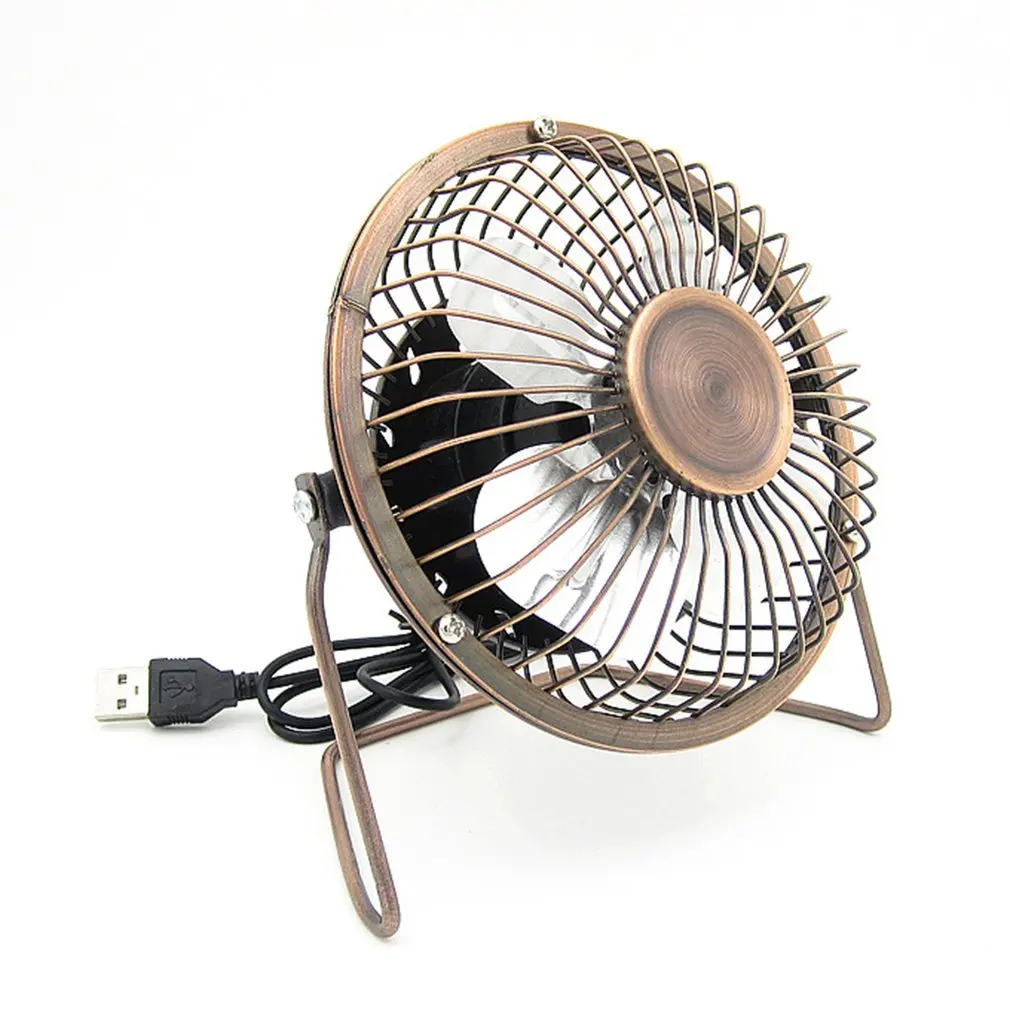 

Portable 4-Inch USB Cooling Fan Small 4 Blades Desk USB Cooler Super Mute Silent Mini Car USB Fan For PC / Laptop / Notebook