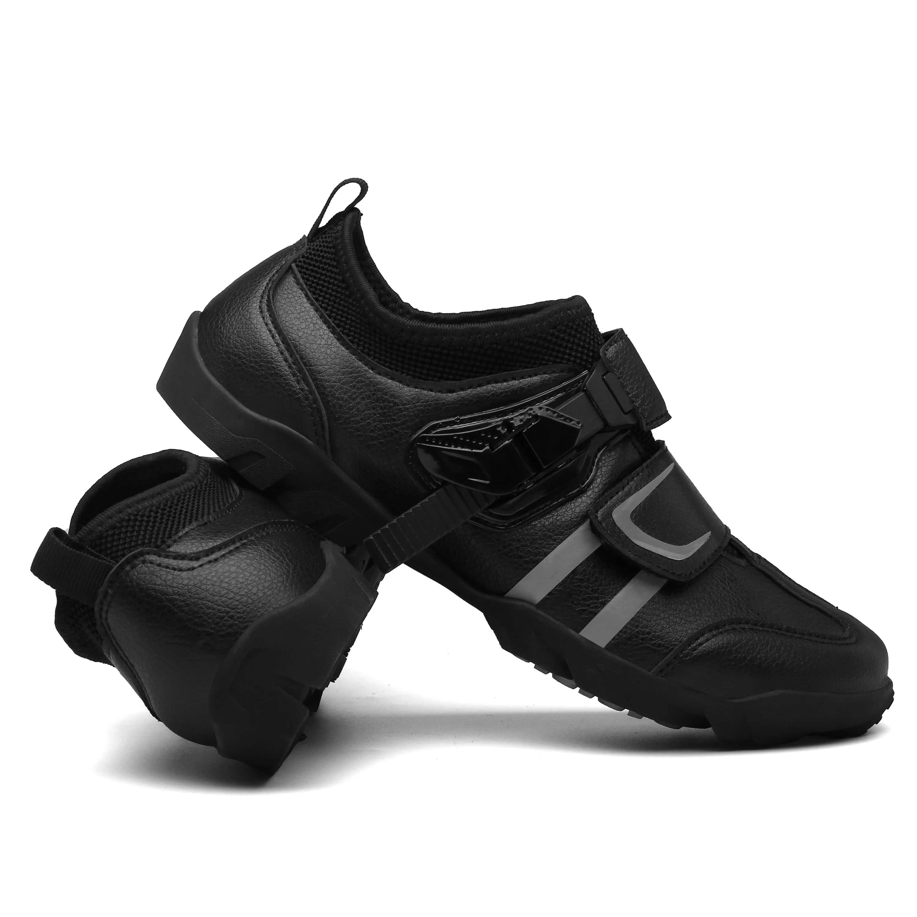 Change color when exposed to light Non-lock road bike cycling shoes MTB mountain shoes ultralight breathable non-slip trekking