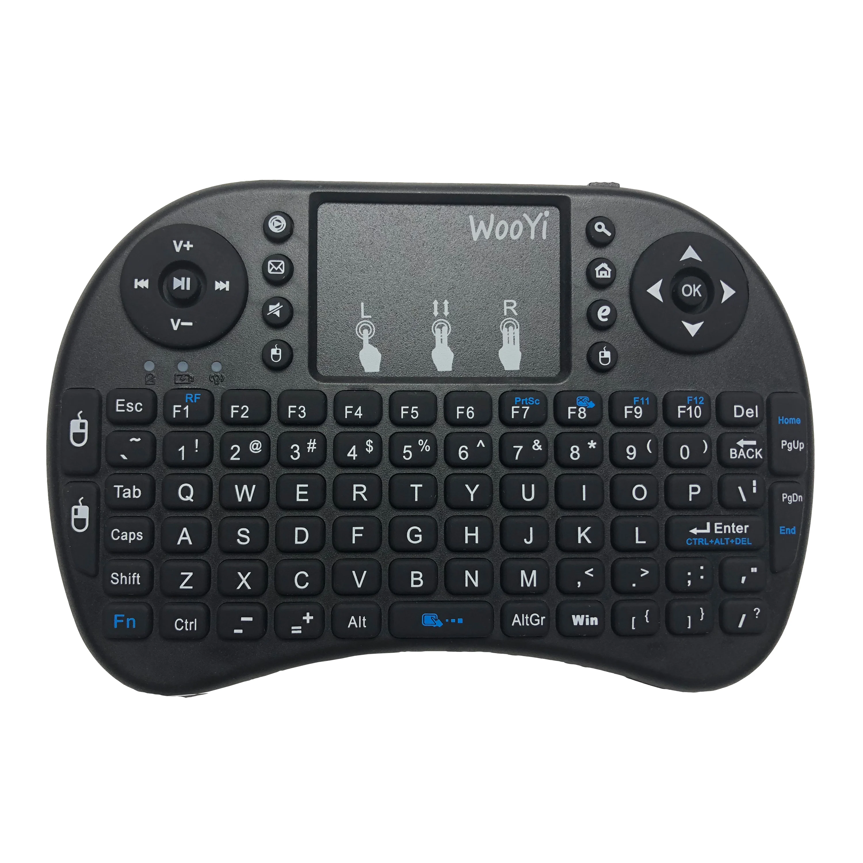 7 цветов с подсветкой Мини i8 Беспроводная клавиатура air mouse 2,4 ГГц русские буквы пульт дистанционного управления тачпад для Android TV Box Notebook