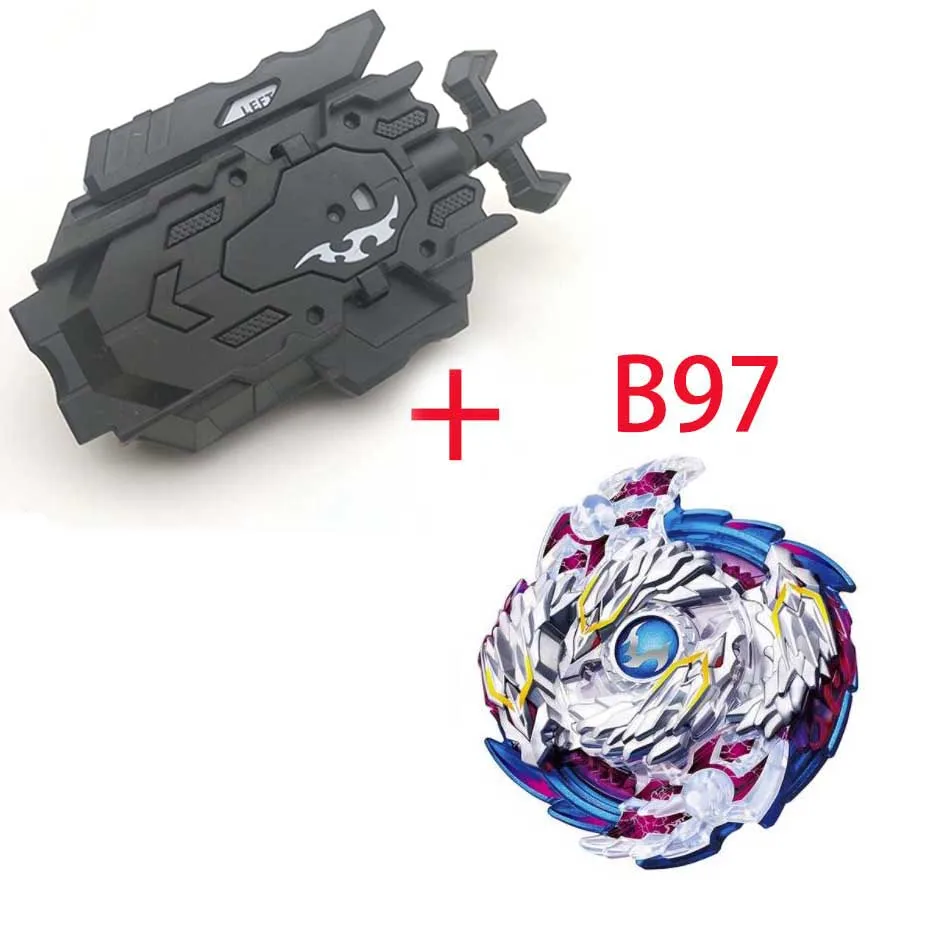 Волчок Beyblade Burst B-74 B-66 с пусковым устройством Bayblade Bey Blade металл пластик Fusion 4d Подарочные игрушки для детей - Цвет: B97