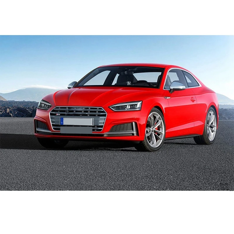 Передняя противотуманная фара решетка Подходит для Audi A5 B9 Sline S5 передний бампер Нижняя противотуманная фара решетка фары гриль кобура сотовая Шестигранная