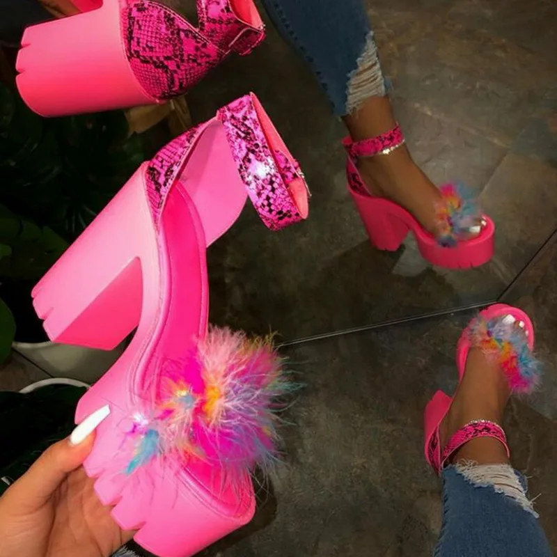 

2020 New Summer Thick Bottom Platform Sandals for Women Thick With Sandals Wedges Shoes For Woman Femme High Heels Shoes