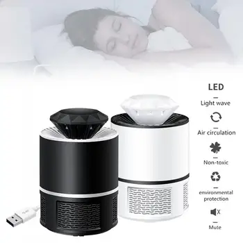 

Portable ABS 5W Inhalation-type Home Living Room Pest Control Electric Bug Zapper Anti Mosquito Killer Lamp 2 Colors