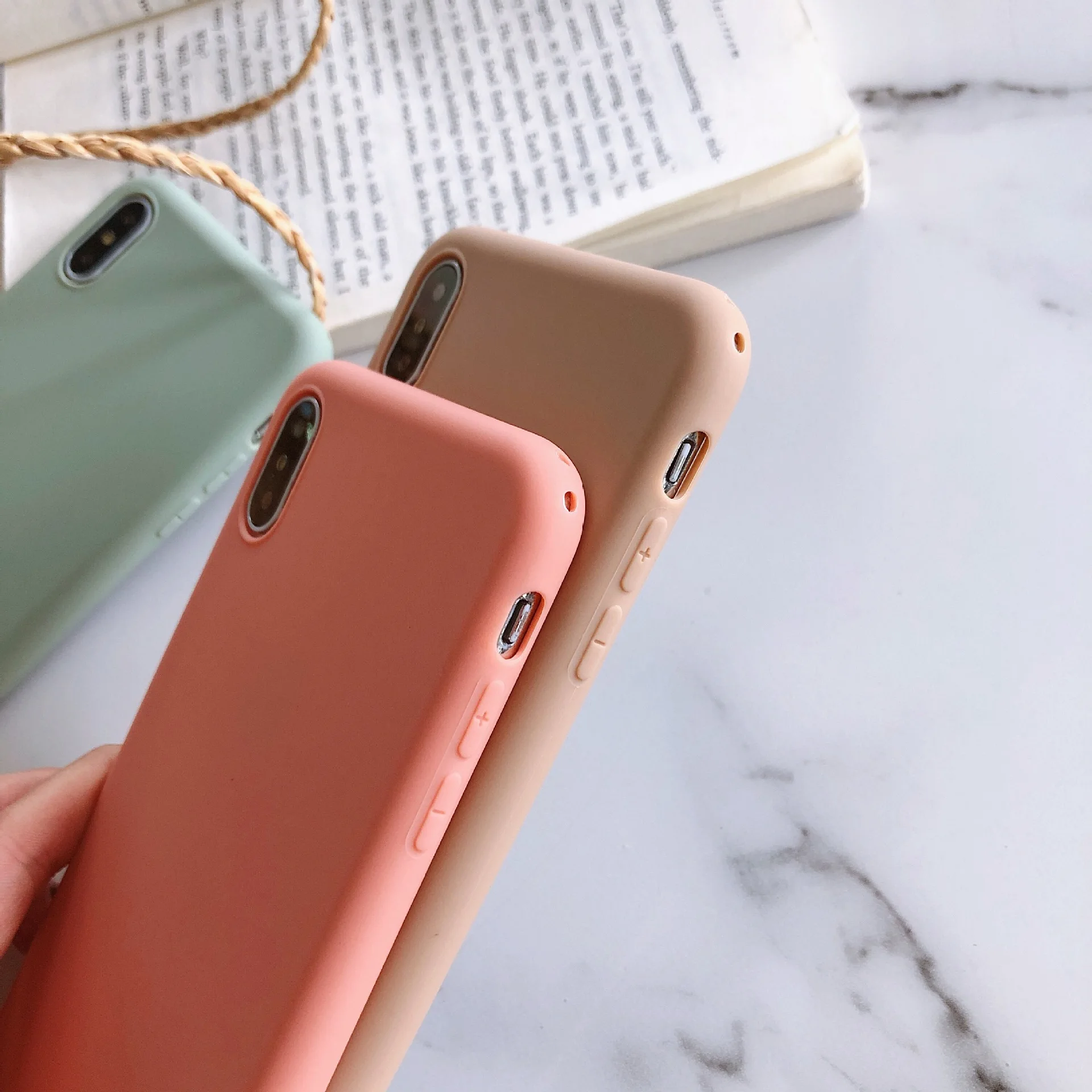 Карамельный цвет силикона ТПУ с рисунком Матовые чехлы для Xiaomi Redmi Mi A3 Note 8, 7, 6, 5, 8 лет 9 K20 Pro CC9e CC9 A1 A2 5X 6X S2 8A 6A 7A Lite чехол