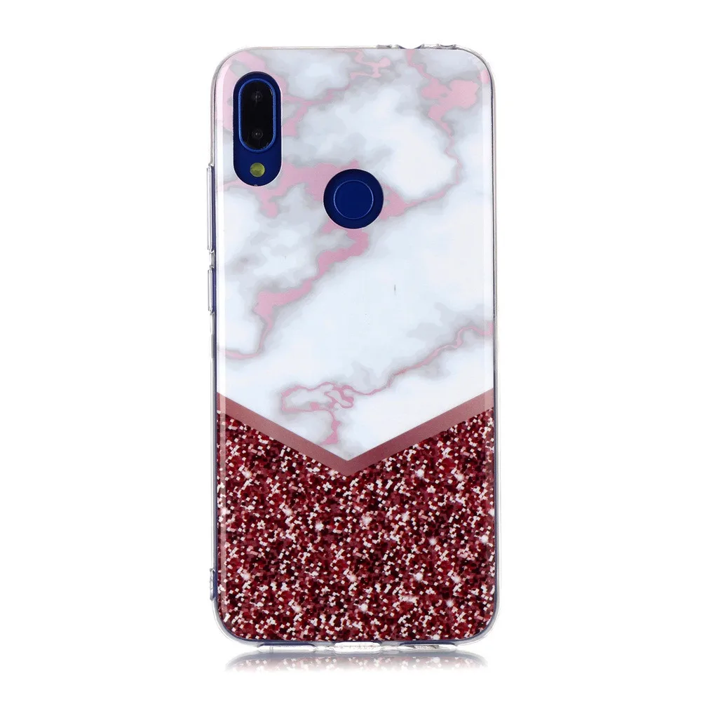 Чехол Mosunx для Redmi Note 7 6,3 дюйма, силиконовая задняя крышка, прозрачный мягкий ТПУ, ультратонкий, устойчивый к царапинам и УФ-излучению