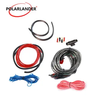 

2019 New Amplifier Subwoofer Speaker 4GA Power Cable 60 AMP Fuse Holder 1500W 4GA Car Audio Wires Cable Installation Kit
