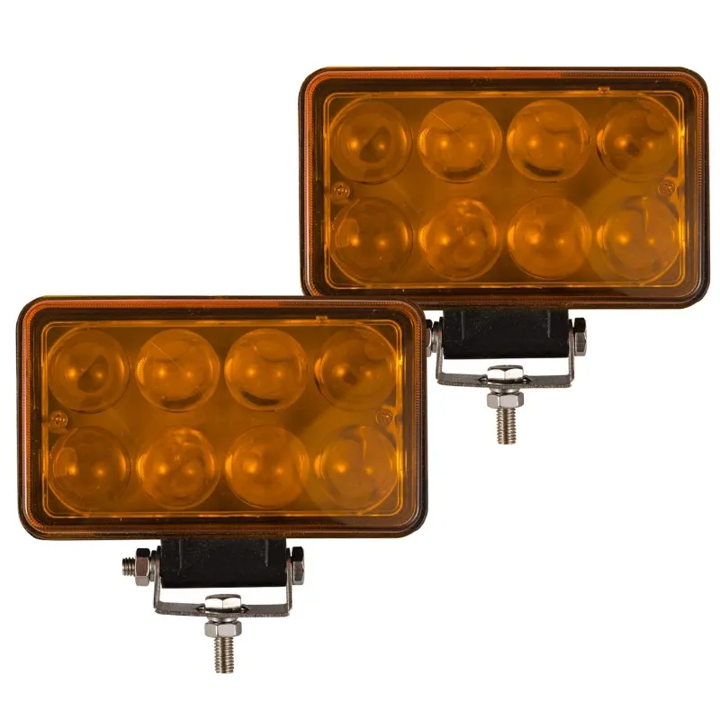 12V/24V Led Offroad Faro 40W Spot Flood Car Truck Faro Offroad Fendinebbia Lavoro Barra Luminosa Per 4X4 Atv Suv Barca Trattore Rv