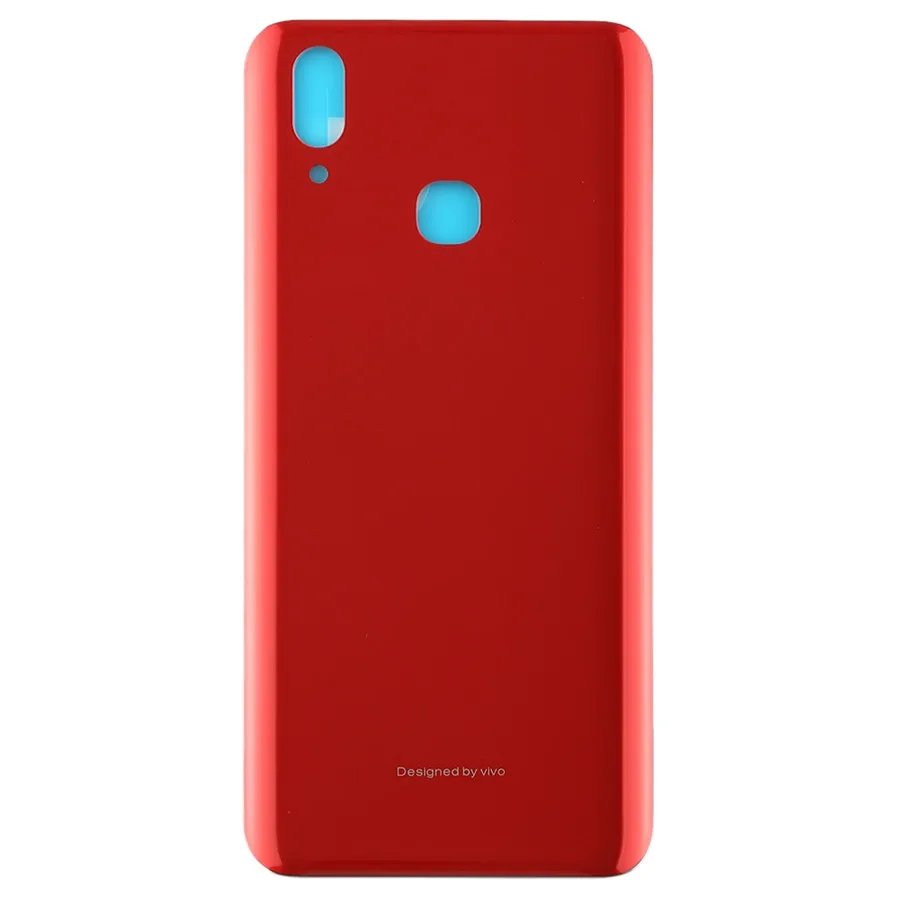 ДЛЯ VIVO X21 Крышка батарейного отсека задняя стеклянная крышка корпус Doo - Цвет: Красный
