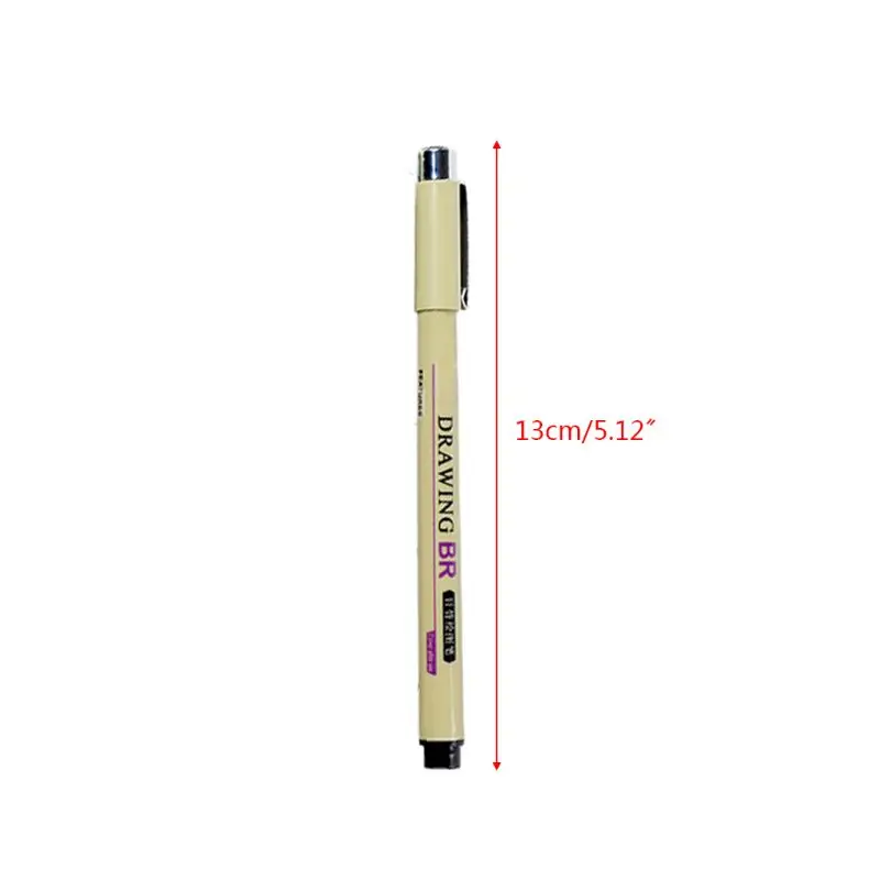 

6/7/8/9pcs Black Technical Graphic Fine Hook Line Painting Drawing Pen Sketch