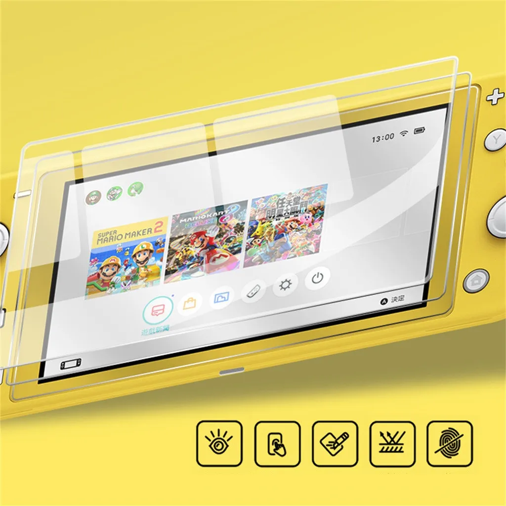 Для переключателя nandoswitch NS Lite, аксессуары, Жесткий Чехол+ пленка из закаленного стекла+ защитный чехол из ТПУ+ 4 крышки, 904#2