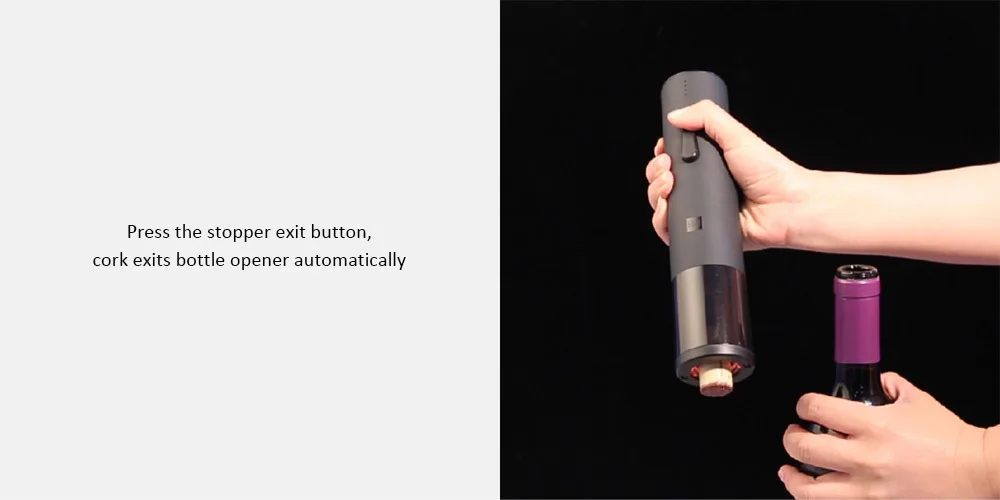 HUOHOU штопор Usb зарядка электрическая открывалка для бутылок кухонный инструмент креативный штопор для бутылок от Xiaomi youpin