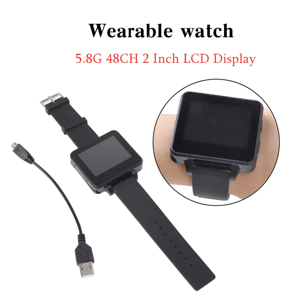 

5.8G 48CH FPV Watch LCD Display Monitor Wireless Receiver For RC Racing Drone