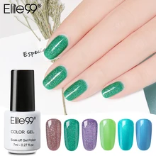 Elite99 неоновый УФ Гель-лак Гибридный лак для ногтей счастливый УФ-гель для ногтей красочный Неон Цвет замочить от ногтей Гель-лак