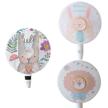 

1 PCS Children'S Anti-Pinch Hand Electric Fan Safety Dust Shield Standing Style Electric Fan Circular Protective Net Cover #SHC