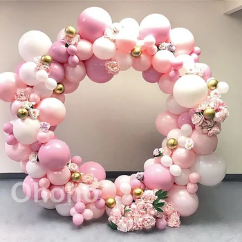 

Ohoho Macaron Pastel Balloon Arch Kit Girl Birthday Party Decoration Baby Showr Wedding Engagements Globos Backdrop Supplies