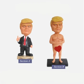 

New President Trump Statue The Greatest Donald Trump Shaking head doll Gift Home Desk Car Decoration Ornament Birthday Gift
