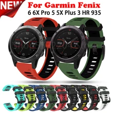 

26MM Smart Watch Band for Garmin Fenix 5X 6X Pro 3 3HR Strap 22MM Bracelet for fenix 5 6 Forerunner 935 Quick Release wirstband