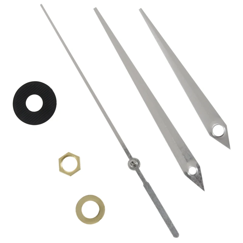 DIY High Torque Clock Mechanism, 3/ 10 Inch Maximum Dial Thickness, 4/ 5 Inch Total Shaft Length(White