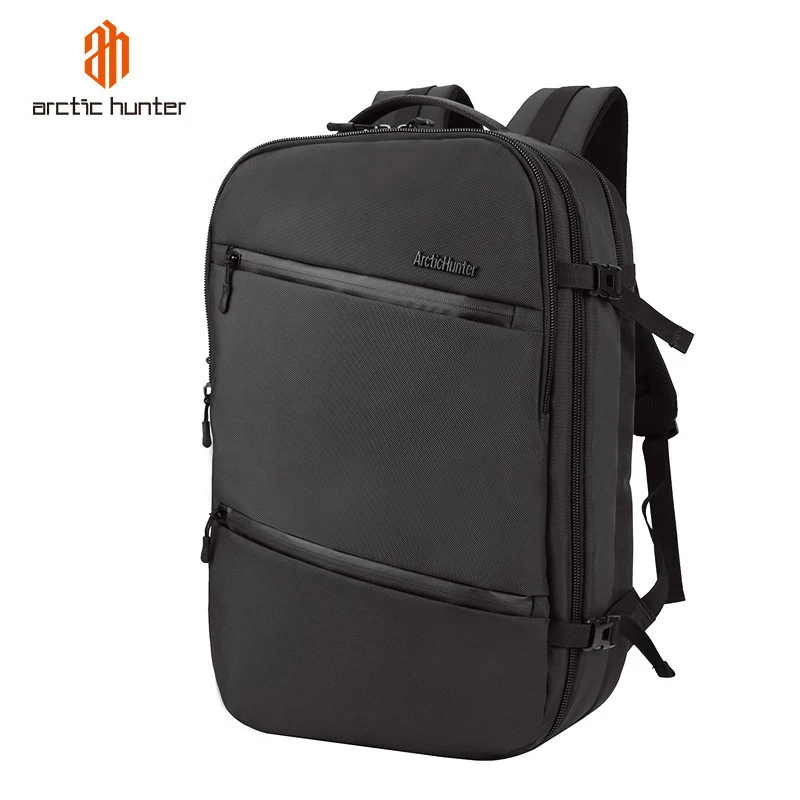 Black Backpack 25л 15,6 17,3 дюймов мужские рюкзаки для ноутбука большой емкости Водонепроницаемые дорожные мужские сумки Mochila багажные сумки - Цвет: Black Backpack