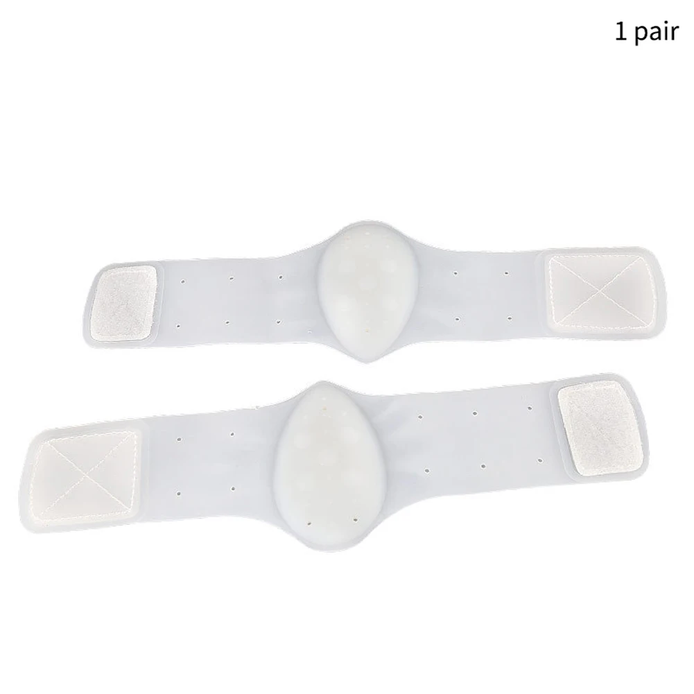 

1 Pair Shock Absorption Washable Unisex Silicone Insoles Protection Bandage Corrective Pads Foot Care Soft Reusable Arch Support
