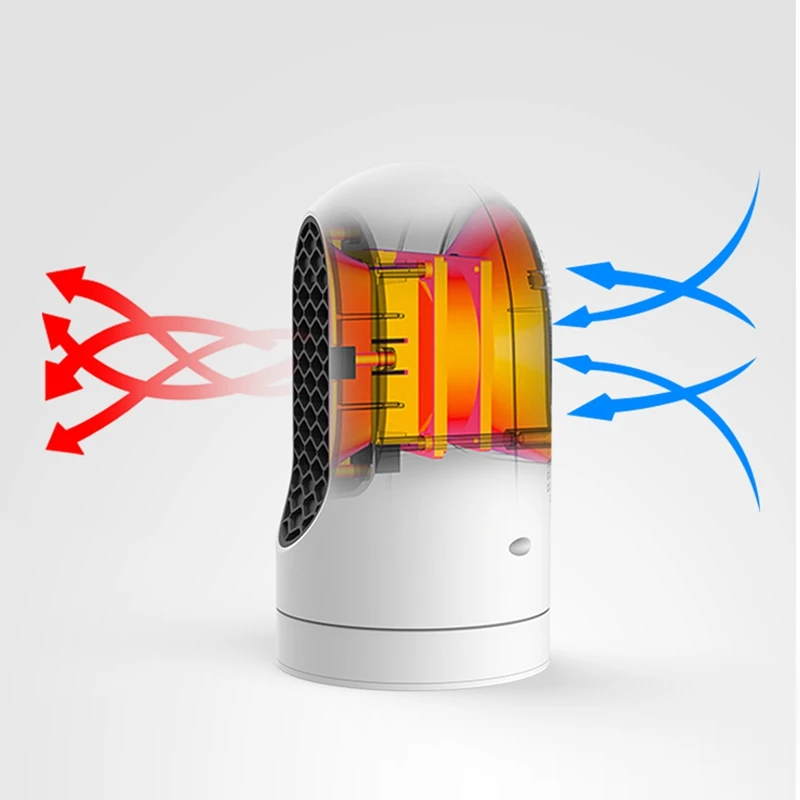 400 Вт обогреватель рукоятки вентилятор портативный Теплый Горячий зимний для внутреннего отопления Кемпинг ЕС вилка